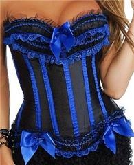 Black and Blue Corset